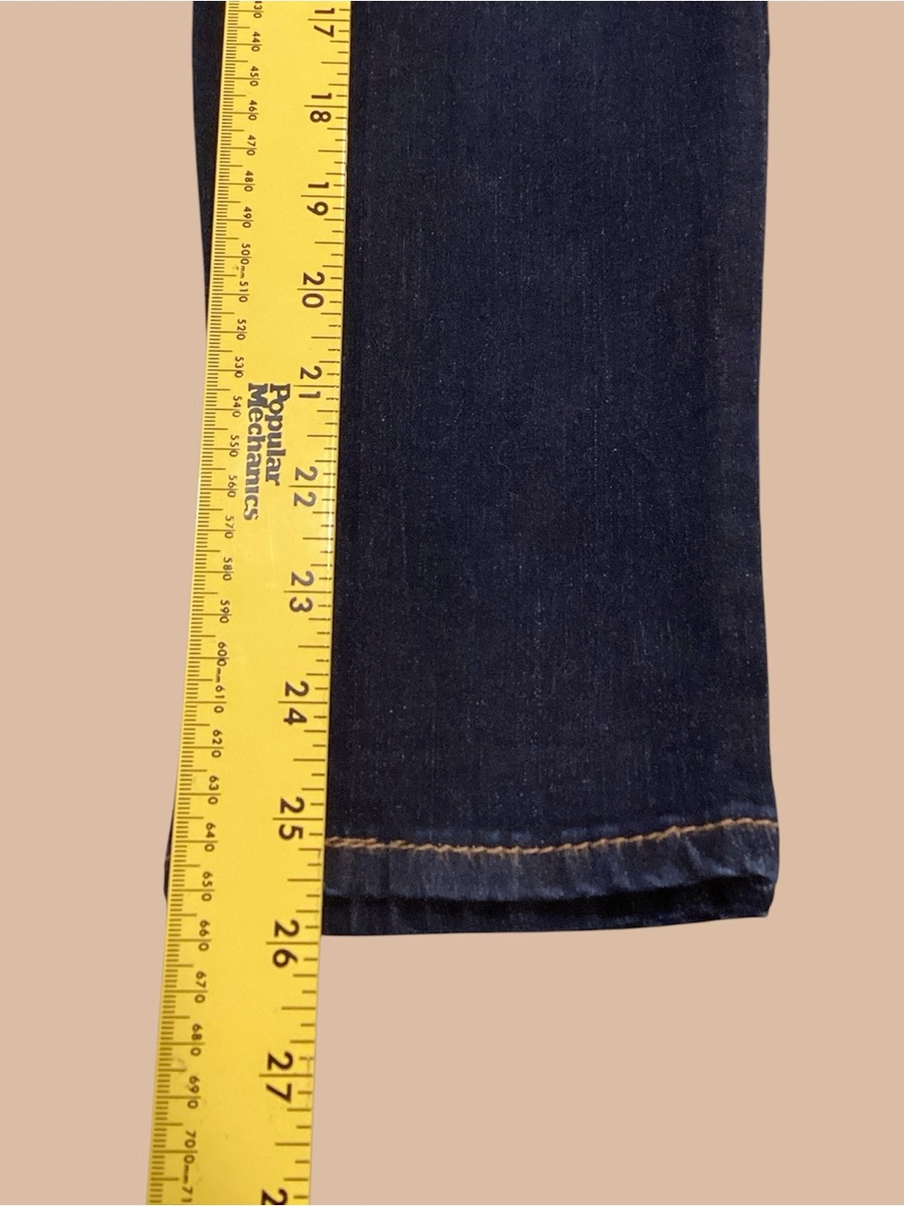 Time and Tru Dark Blue Straight-Leg Women's Jeans, size 12 Petite 💙 - Picture 5 of 7
